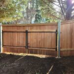 Top Cap Style Double Drive Gates with HD Steel Post Upgrade